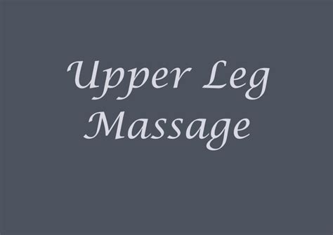 How To Get A Great Knee And Leg Massage Free Fast And Easy — Self Massage For Health And Fitness