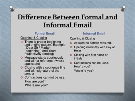 How To Write A Formal Email Effective Writing Skills