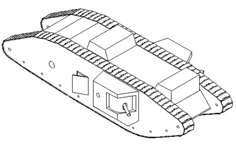 Ww1 Tank Drawing At Getdrawings Free Download