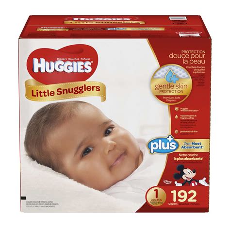 Huggies Little Snugglers Plus Diapers Size 1 192 Count Walmart