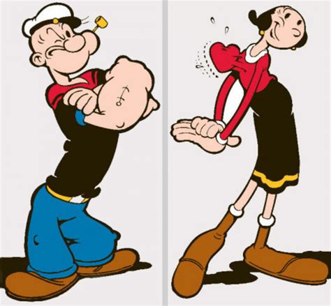 Popeye Und Olivia Comic Gem Lde X Cm Original X J Personajes De