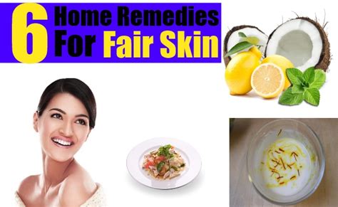 Best Home Remedies For Fair Skin Natural Home Remedies And Supplements