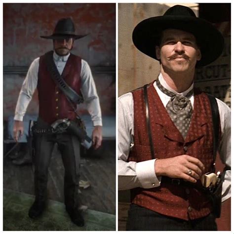 Outfitting arthur morgan red dead redemption 2 gtaforums. Doc Holliday Val Kilmer Outfit - Contoh Makalah