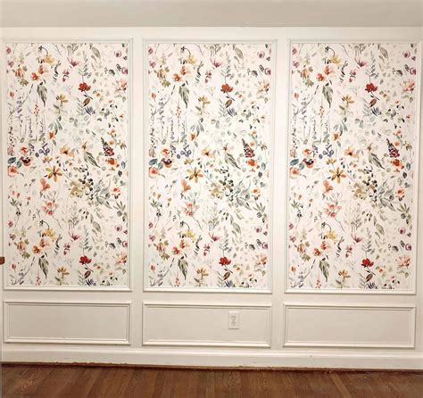 Diy Framed Wallpaper Panels Alexa At Home