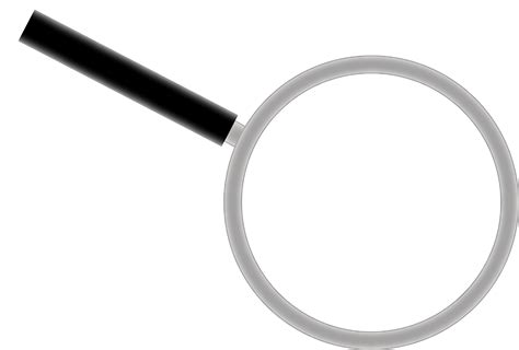 Magnifying Glass Transparency And Translucency Magnifier Clip Art
