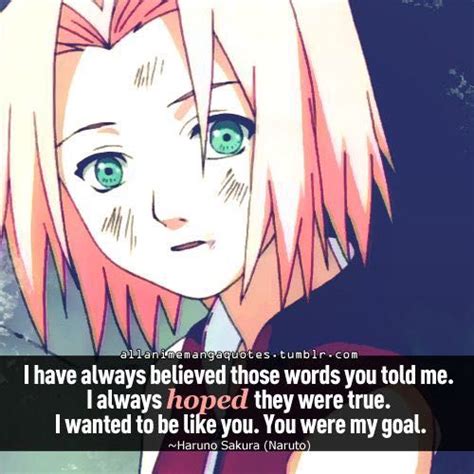 Anime Quotes Sakura Naruto Wattpad