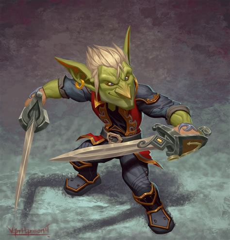 Goblin Rogue By Vanharmontt On Deviantart In Warcraft Art