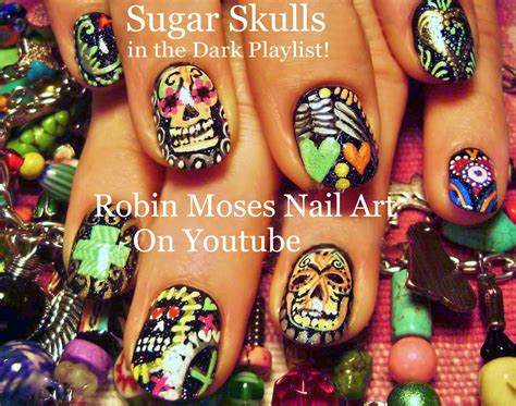 Robin Moses Nail Art Halloween Nails Scary Nails Horror Nails