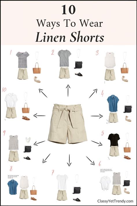 10 Ways To Wear Linen Shorts Classy Yet Trendy Classy Yet Trendy