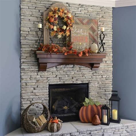 How To Decorate A Fireplace Mantel For Fall Fireplace Guide By Linda