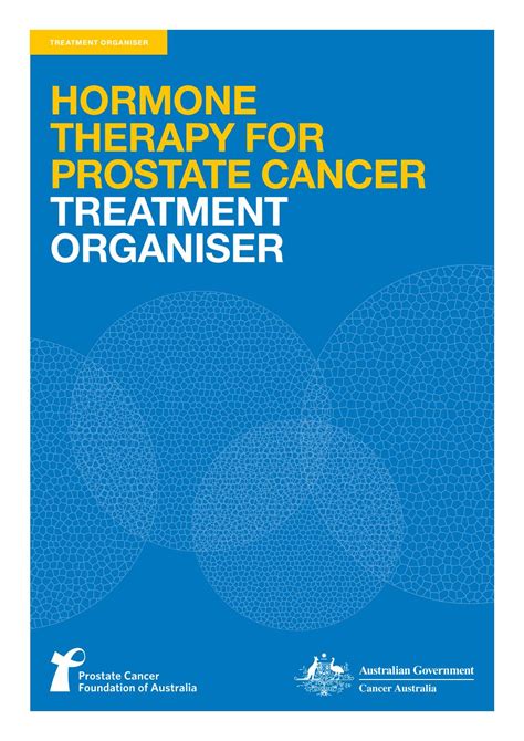 Hormone Therapy For Prostate Cancer Treatment Organiser By Prostate Cancer Foundation Of