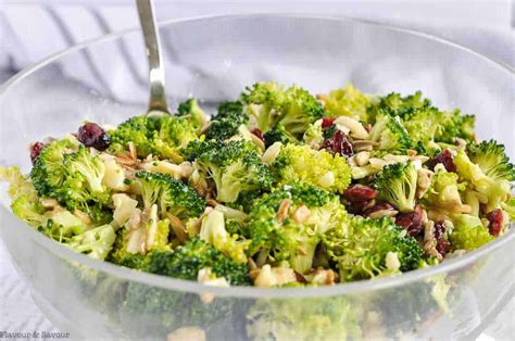 Pour the dressing over the salad and stir until all of the broccoli is lightly coated in dressing. Honey-Dijon Broccoli Salad with Cranberries - Flavour and ...