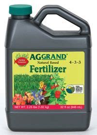 Safety while using lawn fertilizer. All natural liquid fertilizer for lawns,gardens USDA ...