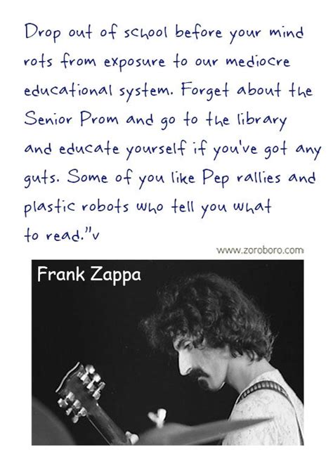 Frank Zappa Quotes Frank Zappa Music Frank Zappa Philosophy Frank