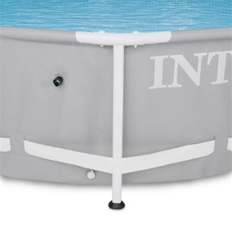 Intex 12ft X 30in Prism Metal Frame Above Ground Round Swimming Pool