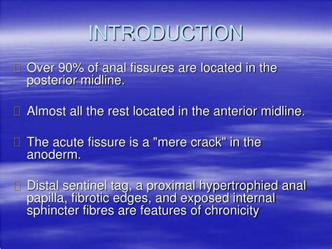 Ppt Anal Fissure Powerpoint Presentation Free Download Id