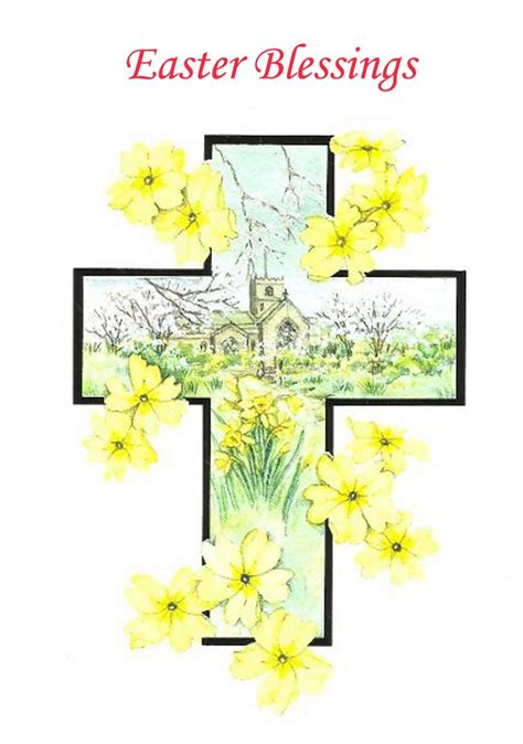 Easter Religious Cards Ea4 Pack Of 25 4 Designs