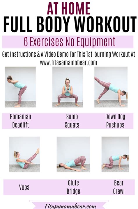 15 Minute Full Body Workout No Equipment At Home And Effective For Push Pull Legs Fitness And