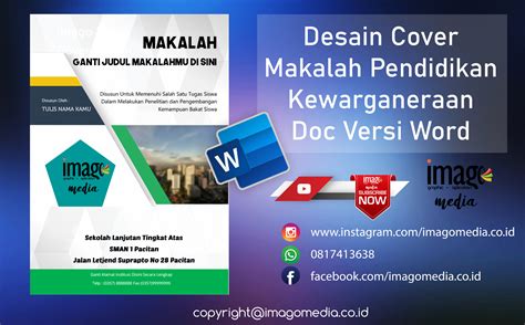 Desain Cover Makalah Pendidikan Kewarganeraan Doc Versi Word