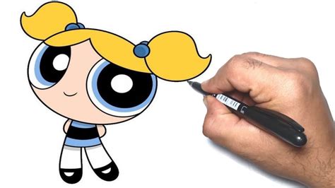 How To Draw Bubbles The Powerpuff Girls Sketchok Step By Step Images