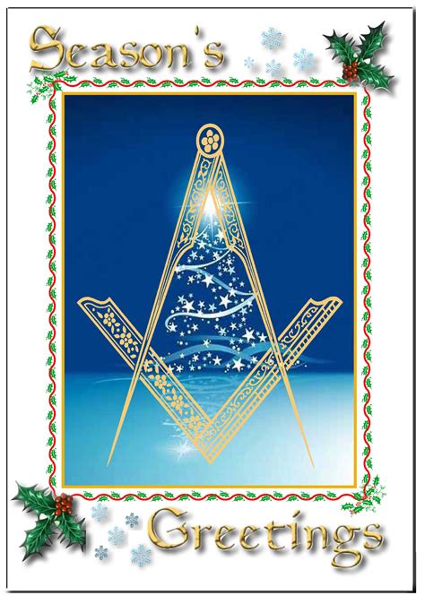Masonic Christmas Cards Peter James Printing Ltd
