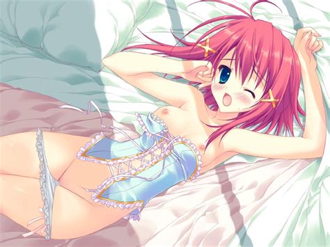 Mitsurugi Asuka Wizard Girl Ambitious S Girl Bed Blush Breasts Censored Lying One
