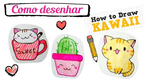 Como Desenhar Coisas Fofas Fácil Aplicativo How To Draw Kawaii