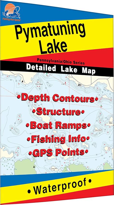 Pymatuning Lake Fishing Map Outdoor Recreation