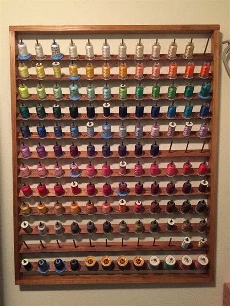 30in X 40in Thread Spool Rack For Large Spools Etsy Thread