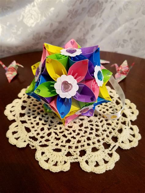 Kusudama Origami Flower Ball 80 By Shadycatstudios On Deviantart