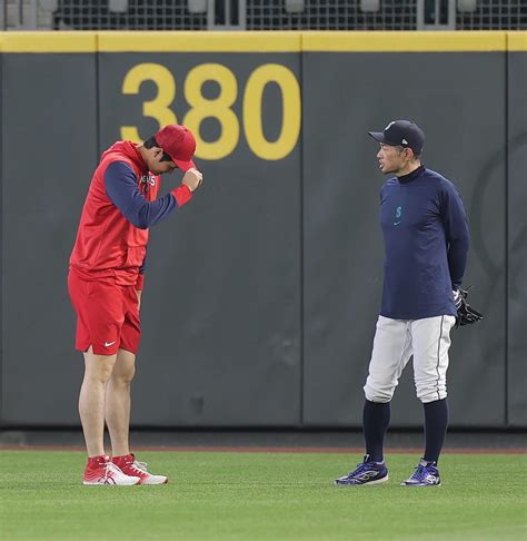 海外 「日本文化にうっとりする」大谷翔平、イチローに挨拶（小ネタ） 大谷翔平