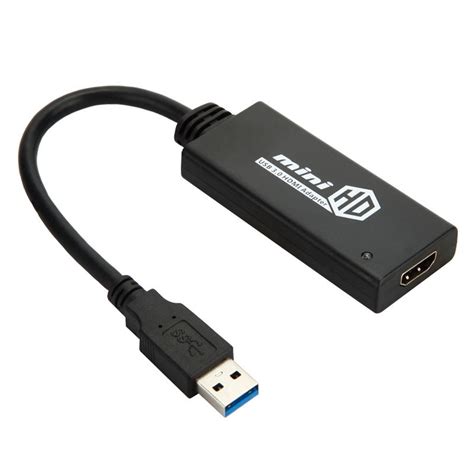 Usb to hdmi adapter,ablewe usb 3.0/2.0 to hdmi 1080p video graphics cable converter with audio for pc laptop projector hdtv compatible with windows xp 7/8/8.1/10mac os not supported. USB 3.0 to HDMI Video Cable Adapter Converter for PC ...