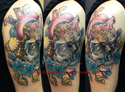 Tattoo Heartskull By Xenija88 On Deviantart