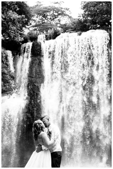 Intimate Costa Rica Waterfall Elopement Samba To The Sea