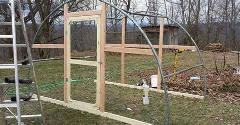 How to put together a trampoline? Old trampoline frame into greenhouse or chicken coop ...
