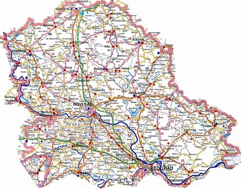Plan Vojvodine Mapa Superjoden