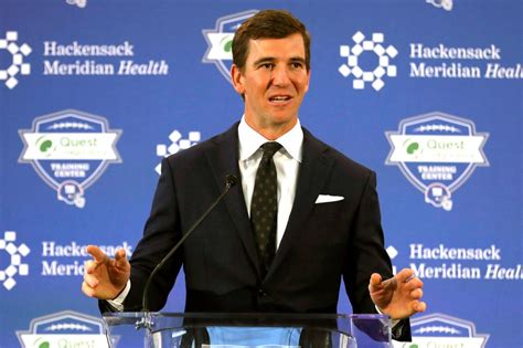 Eli Manning Press Conference Saying Goodbye To Giants My Way