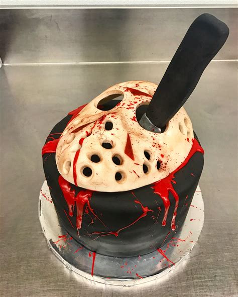 Friday The 13th Birthday Cake - Friday the 13th cake by Amanda Allen | Horror cake, Scary cakes