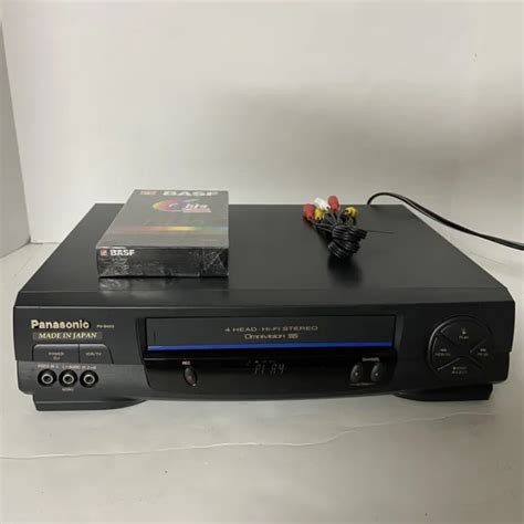 Panasonic Pv Video Cassette Recorder Omnivision Vhs Player Vcr Tested Works Picclick