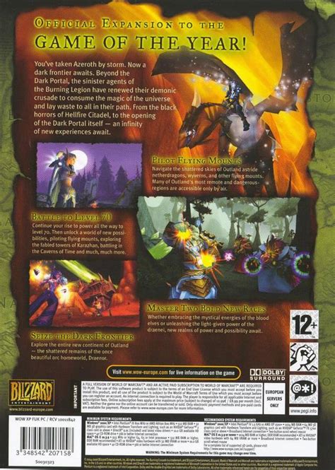 World Of Warcraft Classic Burning Crusade Classic Box Shot For PC GameFAQs