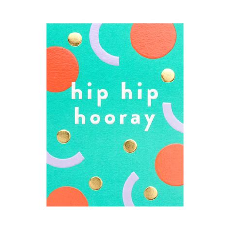 Cozy Hip Hip Hooray Card By Lagom Little Otsu