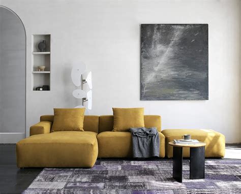Acanva Luxury Modern Modular L Shape Sectional Sofa India Ubuy