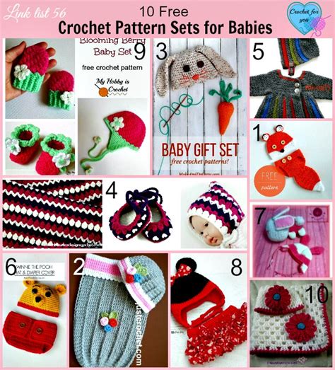 10 Free Crochet Pattern Sets For Babies Crochet For You