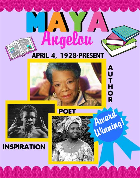 Create A Maya Angelou Black History Month Poster