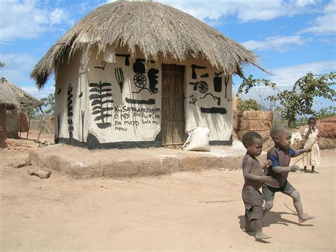Malawi Village Hut Tanzania Kenya Eco Buildings Photo Frame