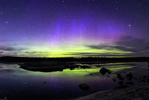 Northern Lights In Voyageurs National Park Photograph By Patrick Barron