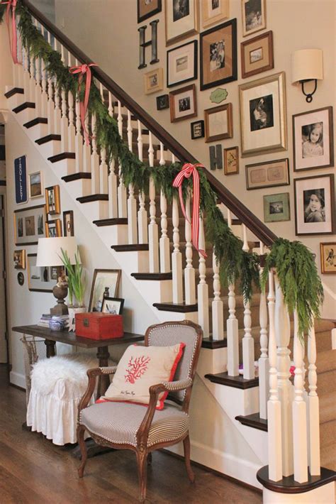 Save your art collection for your living or dining room and update your traditional staircase, instead, by applying a bold, patterned wallpaper. 20 Stairway Gallery Wall Ideas | HomeMydesign