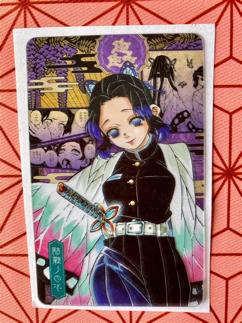 Demon Slayer Bookmark Cards Kimetsu No Yaiba Manga Anime Etsy