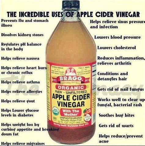 Apple Cider Vinegar Benefits Health Healing And Prevention Pinterest