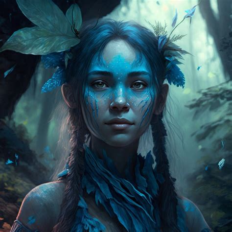 Human Avatar Fantasy Art Women Fine Art Portraits Character Portraits